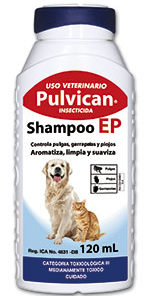 PULVICAN SHAMPOO EP IN FCO 120 ML
