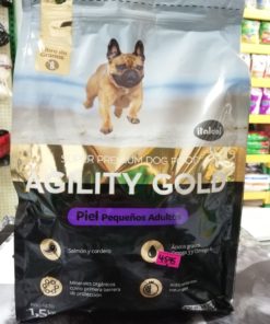 AGILITY GOLD PEQ. ADULTO PIEL X 1.5KG